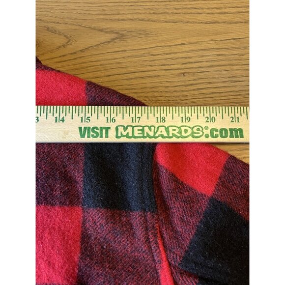 Woolrich Mackinaw Buffalo Plaid Wool Full Zip Hunting Jacket 124 - Men's Vintage - Picture 12 of 16